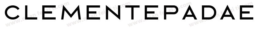 clementepadae light字体转换